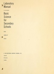 Cover of: Basic science for secondary schools by John Clarence Hogg