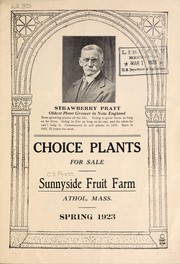 Cover of: Choice plants for sale: spring, 1923