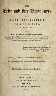 Cover of: Die Erde un ihre Bewohner: ein Hand- und Lesebuch fu r alle Sta nde