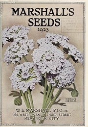 Cover of: Marshall's seeds: 1923
