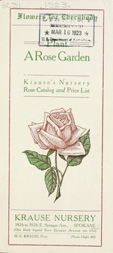 Cover of: Plant a rose garden: Krause's Nursery rose catalog and price list