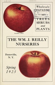Cover of: Wholesale catalog of trees, shrubs and plants: spring 1923