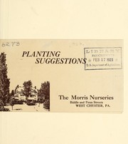 Planting suggestions by Morris Nursery Co