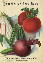 Cover of: Descriptive seed book