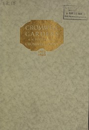 Cover of: Cromwell Gardens [catalog]: 1872-1923