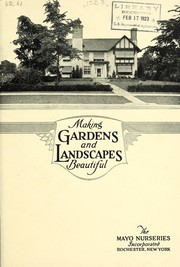 Cover of: Making gardens and landscapes beautiful