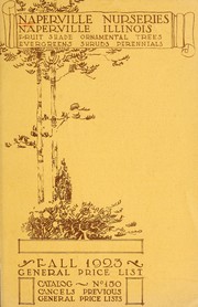 Cover of: General price list: fall 1923 : fruit, shade, ornamental trees, evergreens, shrubs, perennials