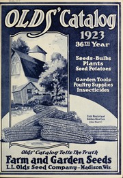 Cover of: Olds' catalog 1923: 36th year