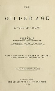 Cover of: The gilded age by Mark Twain