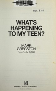 Cover of: What's happening to my teen?
