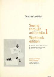 Cover of: Seeing through arithmetic by Maurice L. Hartung