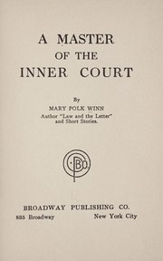 Cover of: A master of the inner court