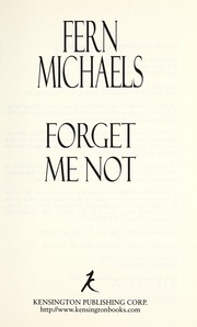 Cover of: Forget me not