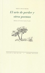 Cover of: El arte de perder y otros poemas by 
