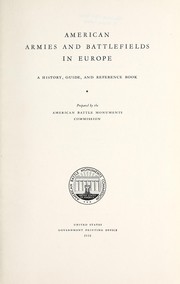 Cover of: American armies and battlefields in Europe.