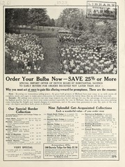 Cover of: Order your bulbs now: save 25% or more
