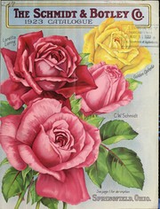 Cover of: 1923 catalogue | Schmidt & Botley Co