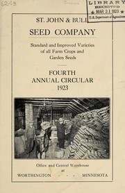 Fourth annual circular 1923 by St. John & Bull Seed Company