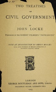 Two treatises on civil government by John Locke