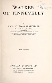 Cover of: Walker of Tinnevelly by Amy Carmichael