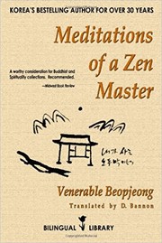 Cover of: Meditations of a zen master