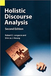 Cover of: Holistic Discourse Analysis