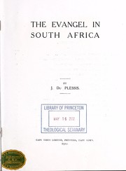 Cover of: The Evangel in South Africa