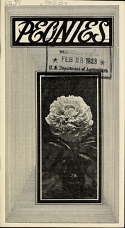 Cover of: Peonies