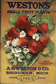 Cover of: Weston's small fruit plants: 1923