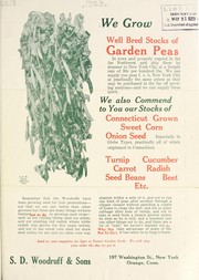 Cover of: Special spring offering of garden seeds by S.D. Woodruff & Sons