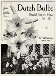 Dutch bulbs by Wayside Gardens Co