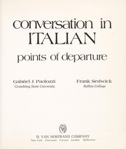 Cover of: Conversation in Italian : points of departure