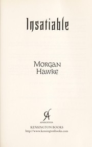 Cover of: Insatiable by Morgan Hawke