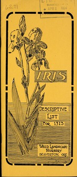 Cover of: Iris: a select list of the best varieties