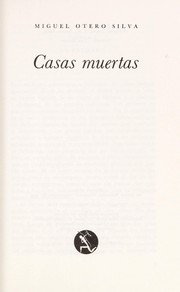 Cover of: Casas muertas
