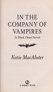 Cover of: In the company of vampires