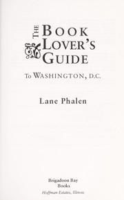 Cover of: The book lover's guide to Washington, D.C.