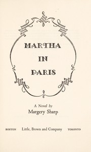Cover of: Martha in Paris, a novel