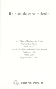 Cover of: Relatos de otro milenio by Machado de Assis