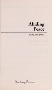 Cover of: Abiding peace