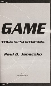 Cover of: The dark game: true spy stories