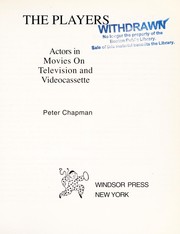 Cover of: The players: actors in movies on television and videocassette