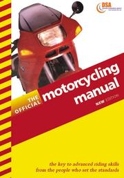 Cover of: The Official Motorcycling Manual (Driving Skills)