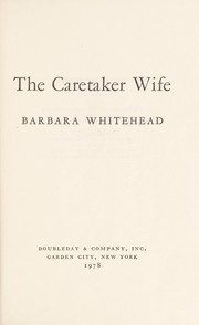 Cover of: The caretaker wife