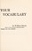 Cover of: It's easy to increase your vocabulary.
