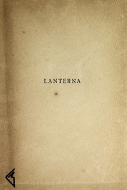 Cover of: Lanterna by Aldo Palazzeschi