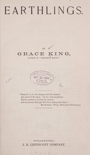 Cover of: Earthlings by Grace Elizabeth King