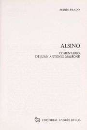 Cover of: Alsino