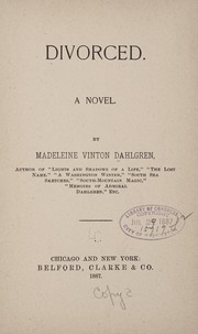 Cover of: Divorced by Madeleine Vinton Dahlgren