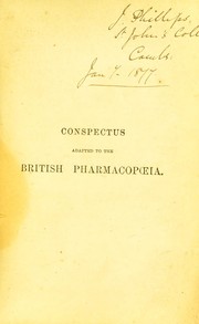 Cover of: Thomson's conspectus: adapted to the British pharmacopoeia